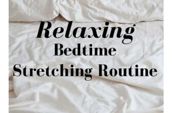 Relaxing Bedtime Stretch Routine Graphic