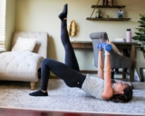 25-minute Barre Strength Workout with dumbbells (video)